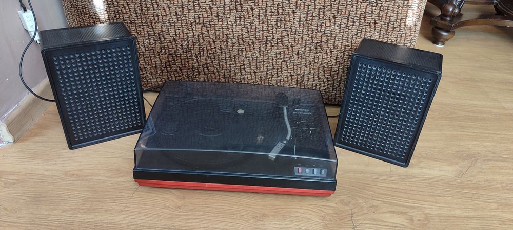 Gramofon, adapter, UNITRA Fonica WG-902 Artur sprawny, kompletny, fil