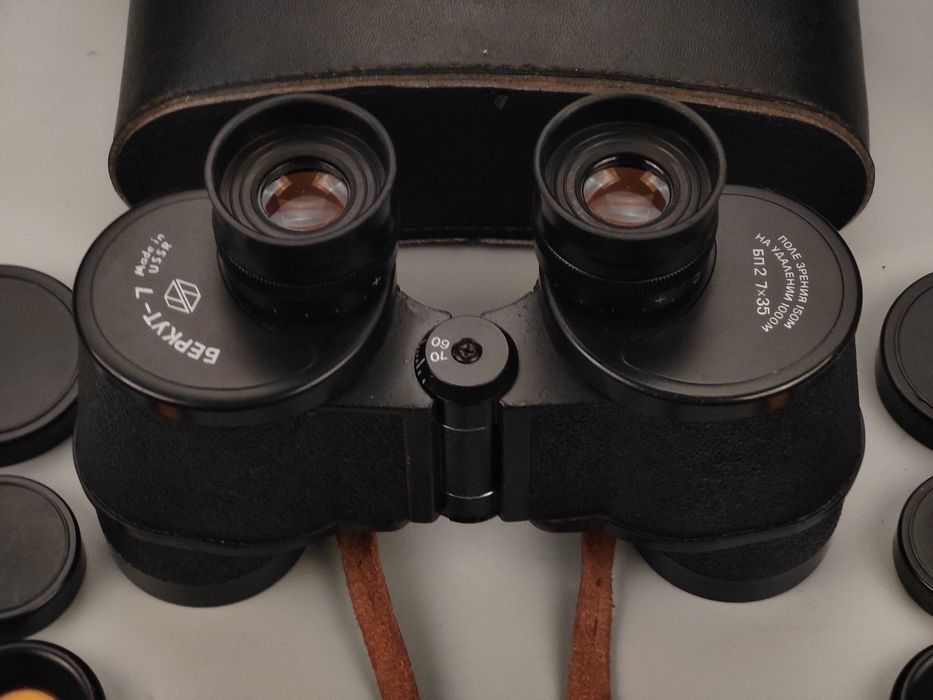 Бинокль БП2 7х35 Беркут (1984год) (Широкоугольный) Дальномерная Сетка