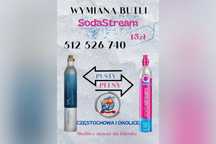 SodaStream butle CO2, gaz spożywczy, wymiana.