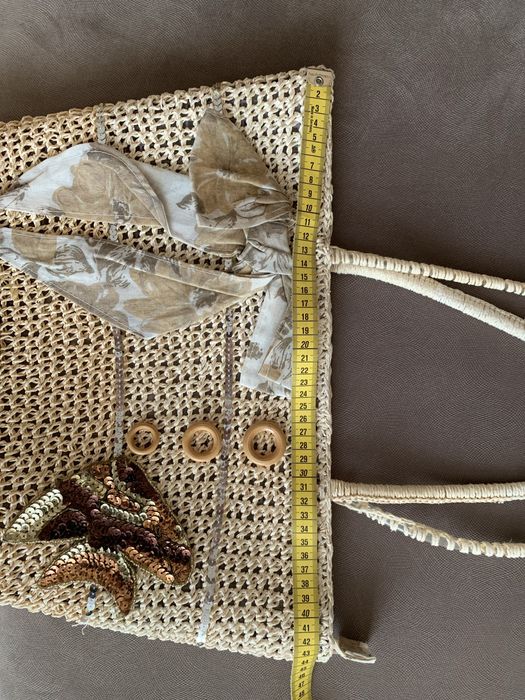 Літня плетена сумка