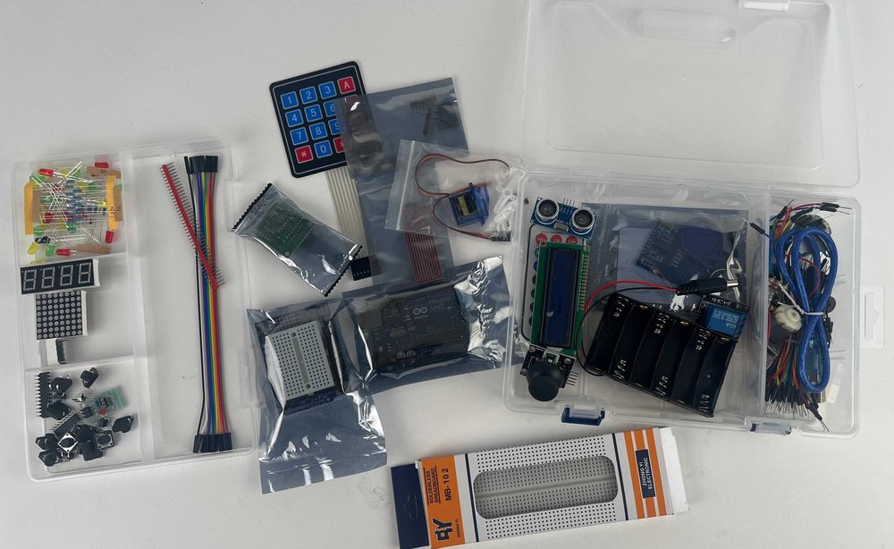 Arduino z czujnikami Zestaw XXL Nowe !!!