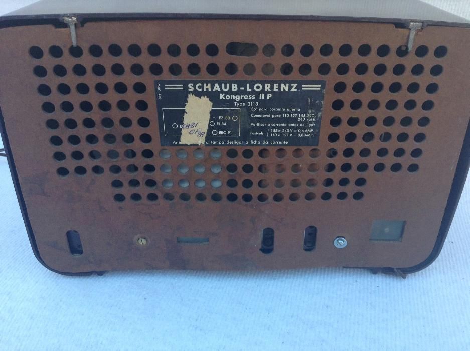 Rádio Vintage Schaub Lorenz Kongress II P Type 3118