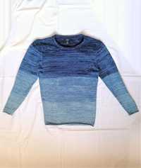 Niebieski sweter Smog XS Slim fit