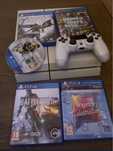 Playstation 4 com comando e jogos !