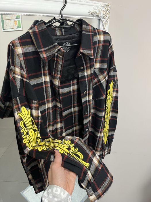 Рубашки в стилі chrome hearts balenciaga