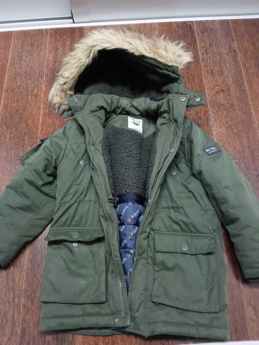Blusão parka menino