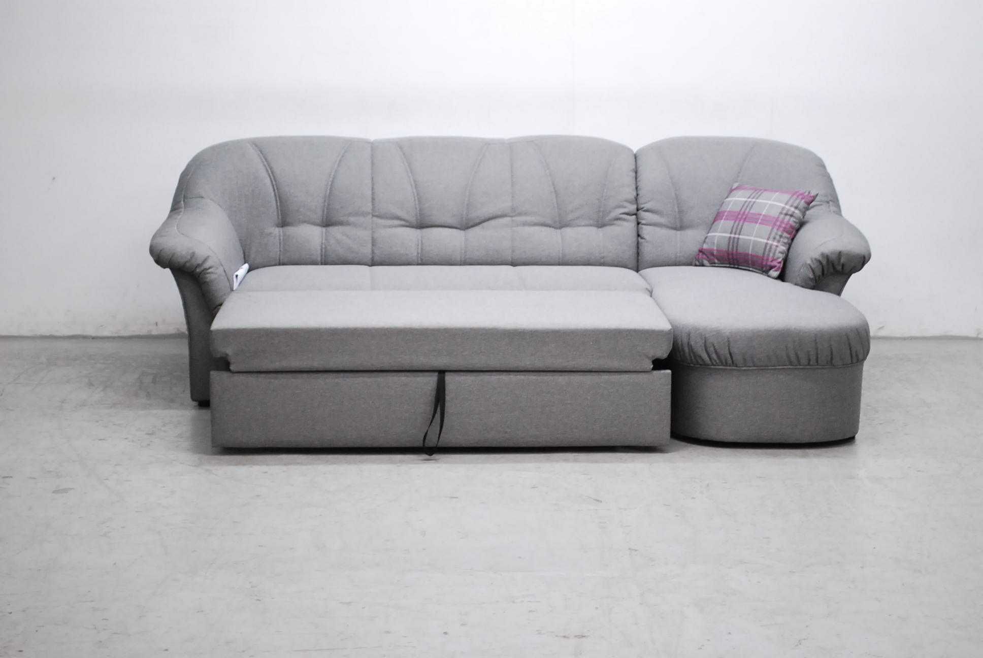 RRD narożnik z funkcja spania rogówka sofa kanapa szara tkanina okazja