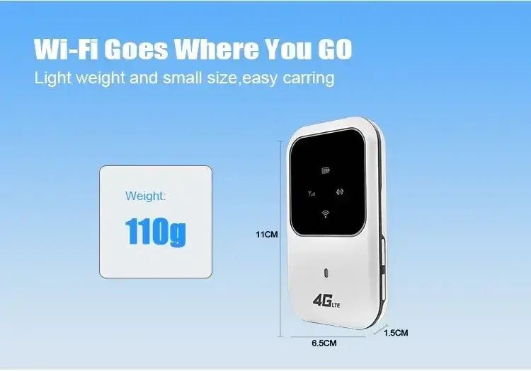 Мобильный роутер WiFi с сим картой Mifi H80 4G LTE модем под сим карту