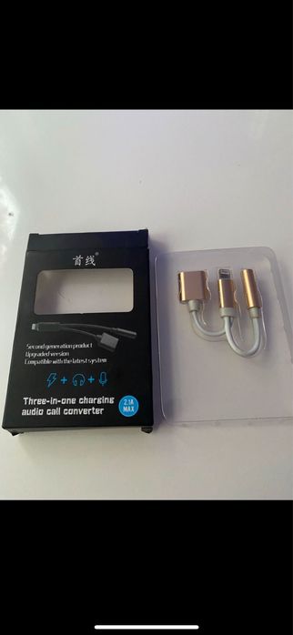 3-в-1 адаптер для зарядки та аудіо для iPhone