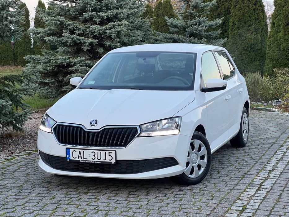 Skoda Fabia SALON POLSKA bezwypadkowa LPG niski przebieg POLIFT klima LED
