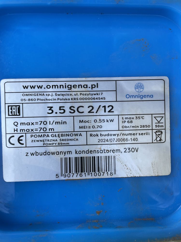 Pompa głębinowa Omnigena