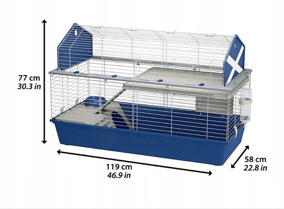 Klatka 120cm piętrowa ferplast