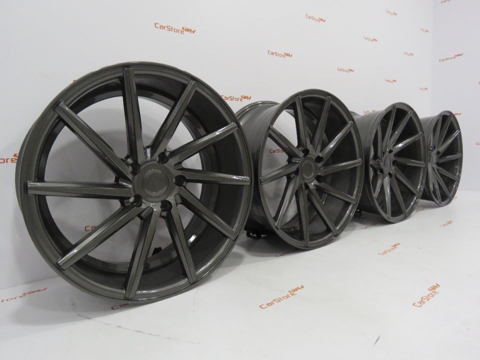 Jantes Look Vossen CVT 19 8.5+9.5 et35 5x112 Antracite