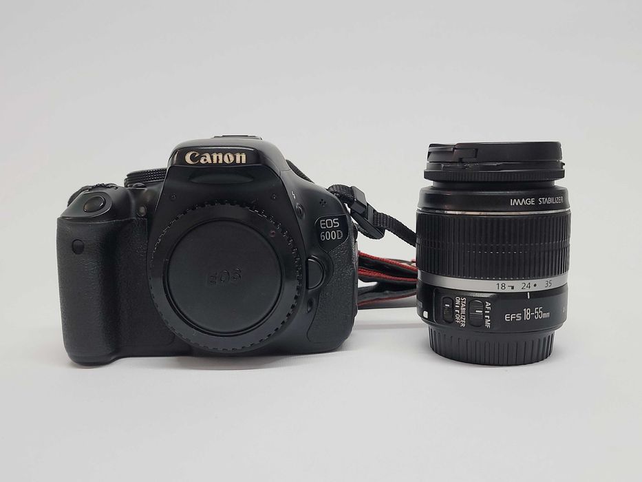 Canon 600D + lente 18-55 IS