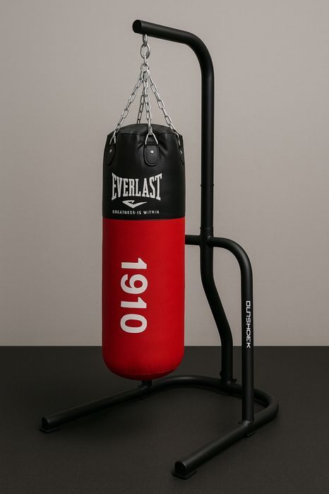 Saco de Boxe Everlast 1910 + Suporte OUTSHOCK