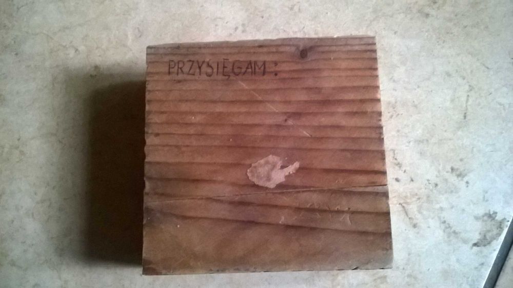 Szkatułka kwadratowa, kolor kawy