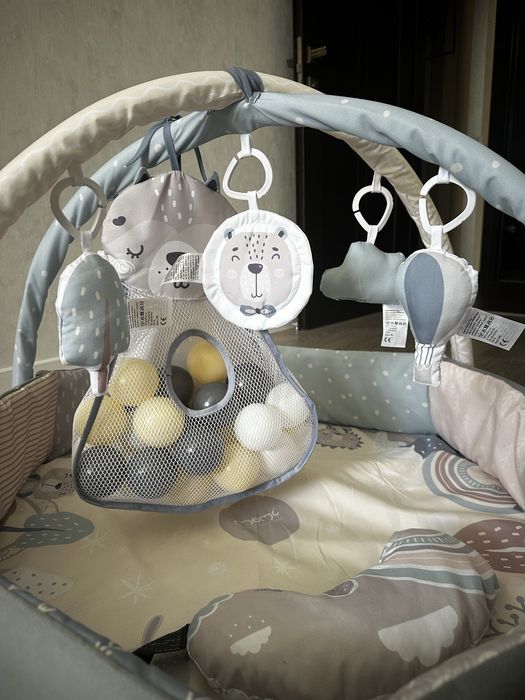 Дитячий розвиваючий килимок momi Pastel 2в1