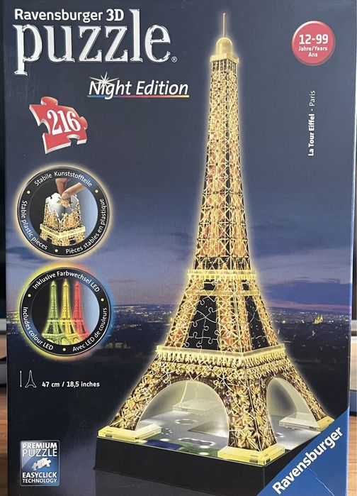 Puzzle 3D Eiffla Tower