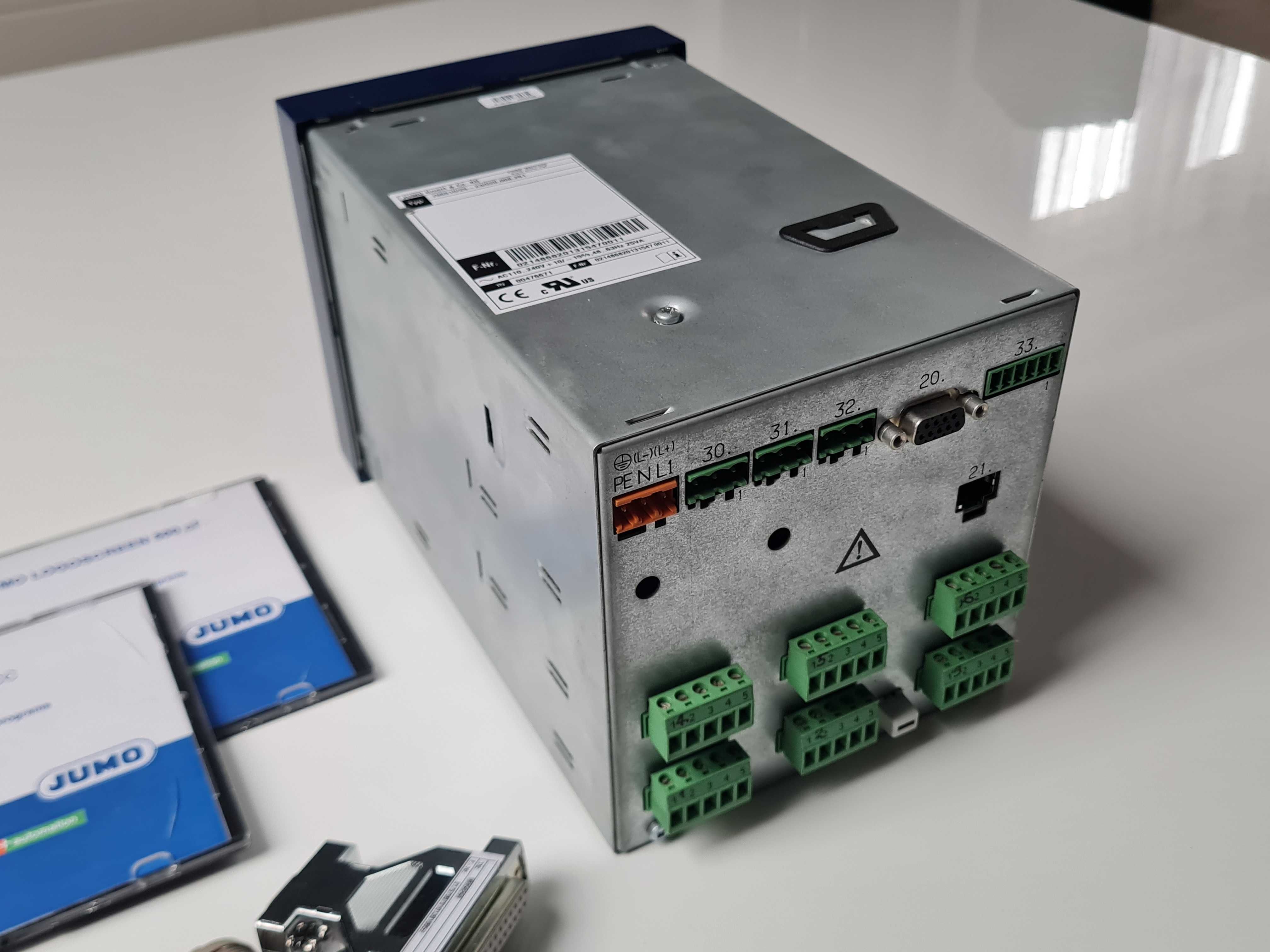 JUMO 500 CF Rejestrator danych procesowych temperatur prąd napięcie