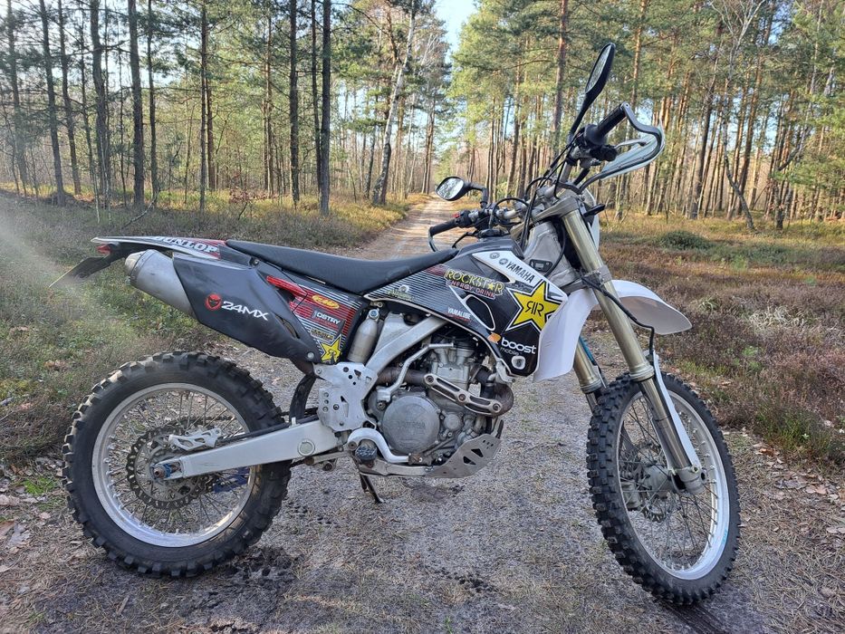 Yamaha wr 450 f zarejestrowana