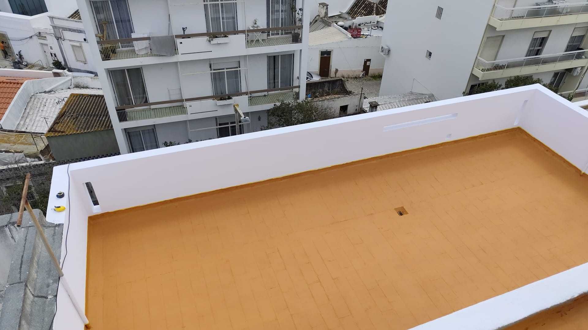 Pintura e impermeabilização de edifícios
