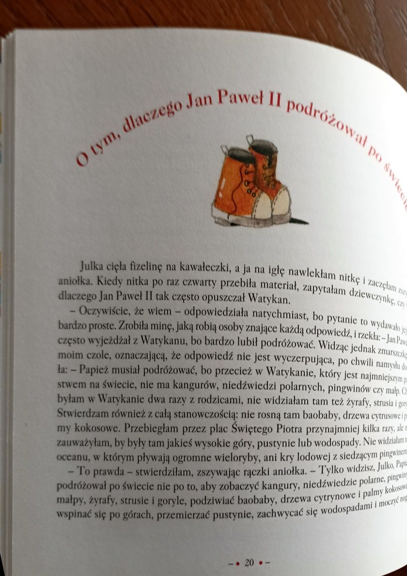 Jan Paweł ll - książka dla dzieci i dorosłych.