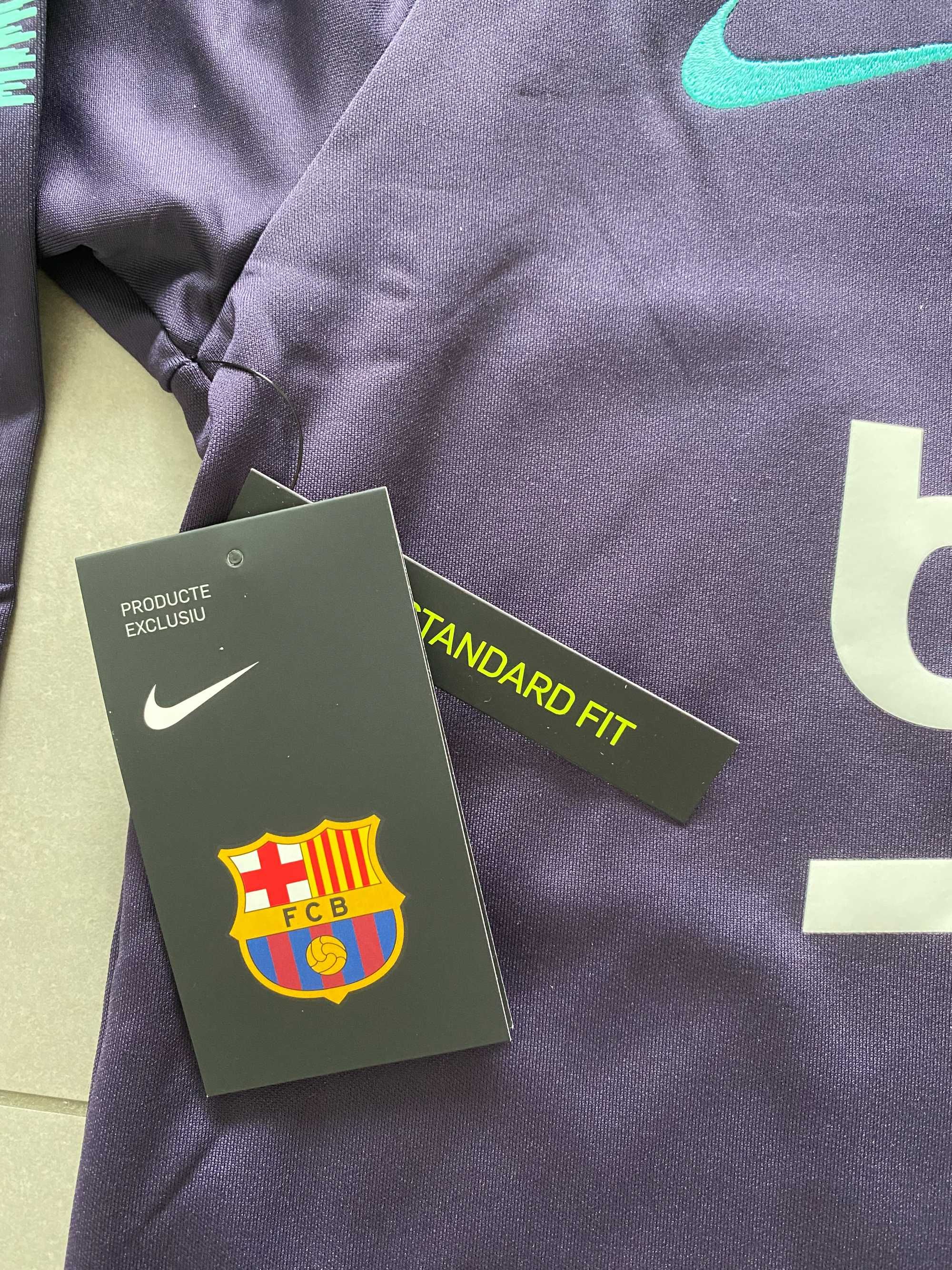 dziecięca przedmeczowa treningowa bluza piłkarska Nike FC Barcelona M