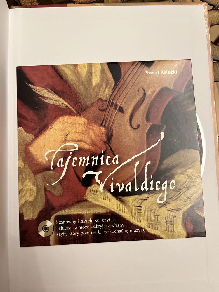 Tajemnica Vivaldiego - Pedro Mendoza + CD