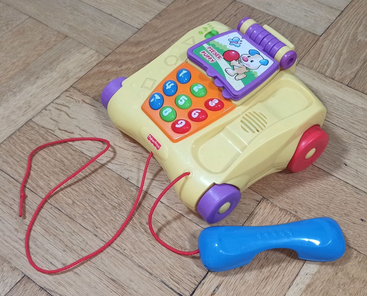 Telefon interaktywny polsko-angielski Fisher Price