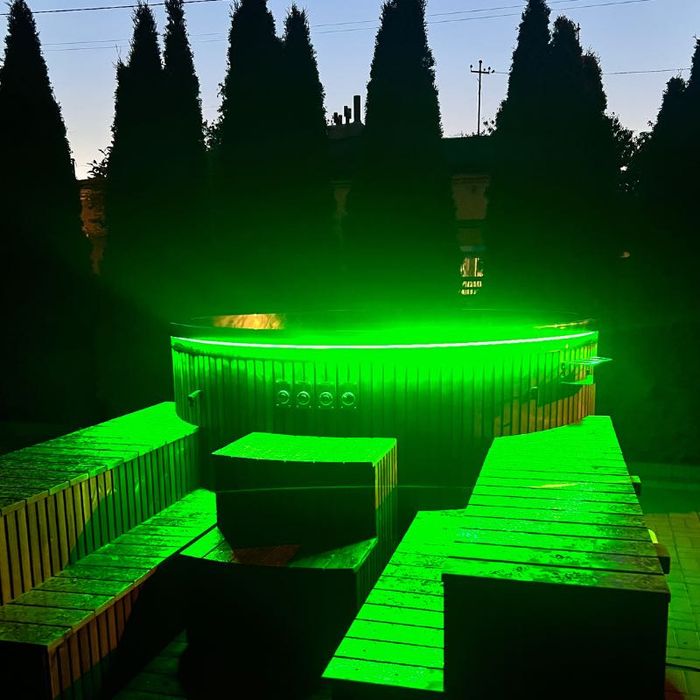 MOBILNA BALIA JACUZZI bania z hydro i Aero masażem spa do wynajęcia