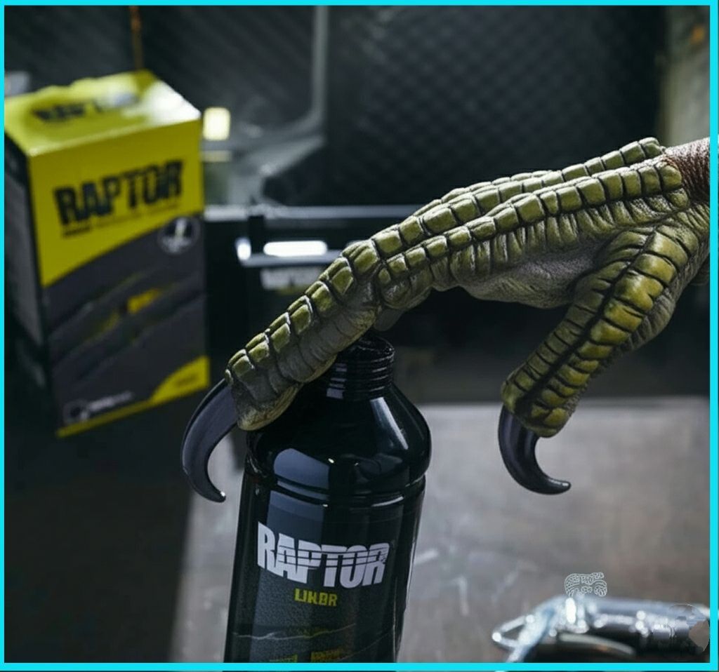 Раптор чорний колір. Raptor коліруємий. Фарба комплект та на розлив.