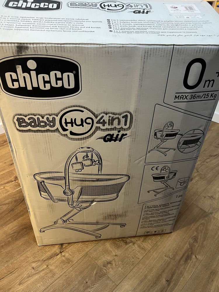 люлька, ліжечко, стілець, компактна, пересувна, мобіль Chicco Hug Air