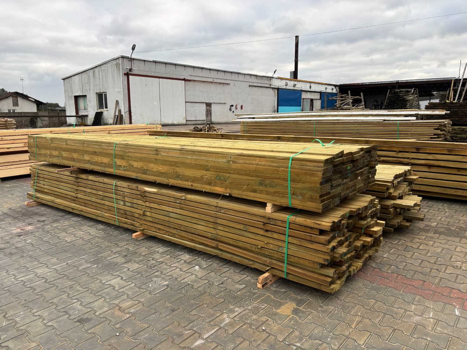 Więźba Dachowa Deska Calowa Krokwie Łaty Kantówki Impregnowane