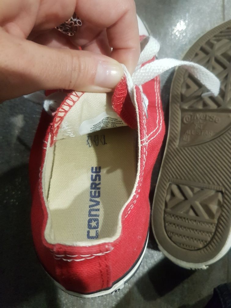 Trampki converse czerwone 30