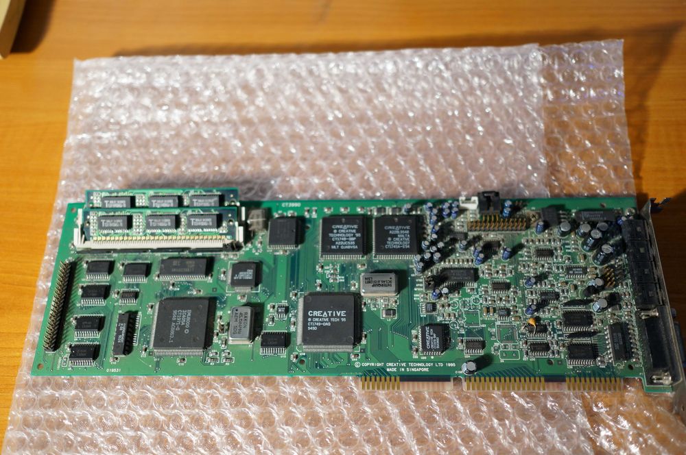 Creative Sound Blaster AWE32 CT3990 – 8MB RAM, ISA – Retro unikat
