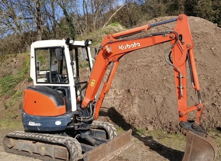 Mini giratoria kubota