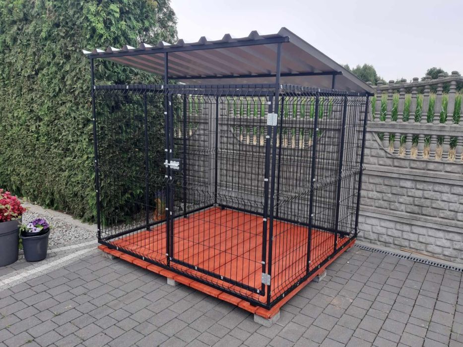 Klatki I Kojce dla Psów Kojec Boks 3x2m Stalowy