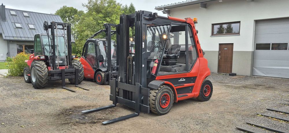 Wózek Widłowy Linde H60T - 2560 mth. - Triplex 5.70 m - 4 sekcje