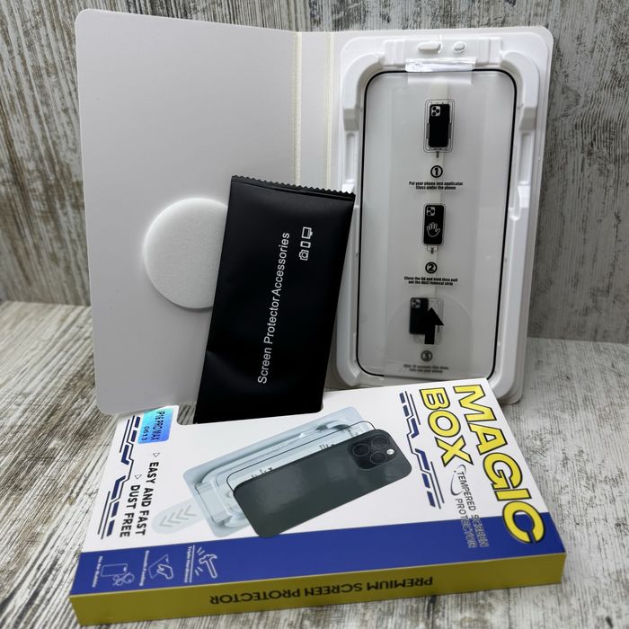 Скло захисне Magic Box Glass на всі iPhone 11 - 17 Pro Max Стекло