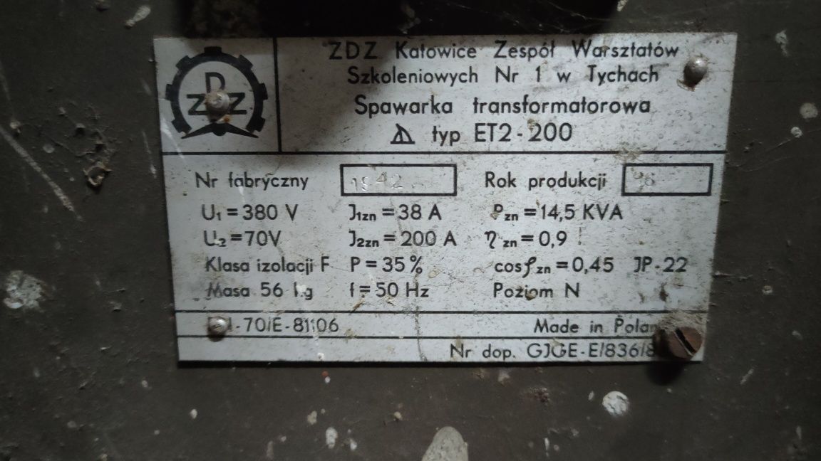 Spawarka ET 2-200 mocna Polska