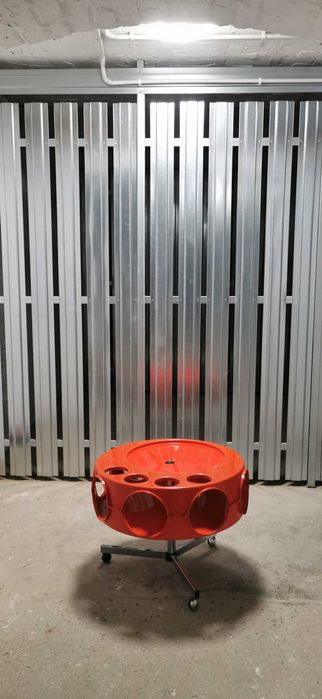 Wózek barowy,stolik Rotobar Space Age Curver, Holandia 70' Vintage