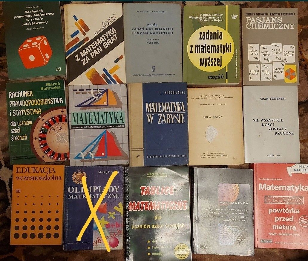 Prawie 50 książek z matematyki Kangur Matematyczny konkursy olimpiady