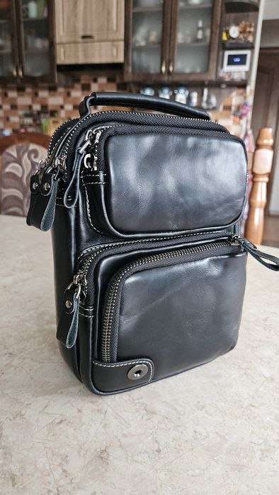 Сумка шкіряна через плече Vintage 14437