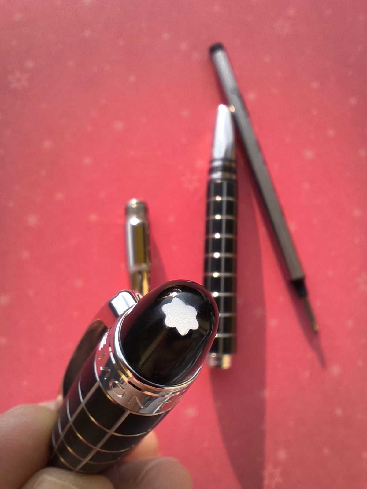Długopis Montblanc Black Starwalker Rubber Resin Silver Tone Fineliner