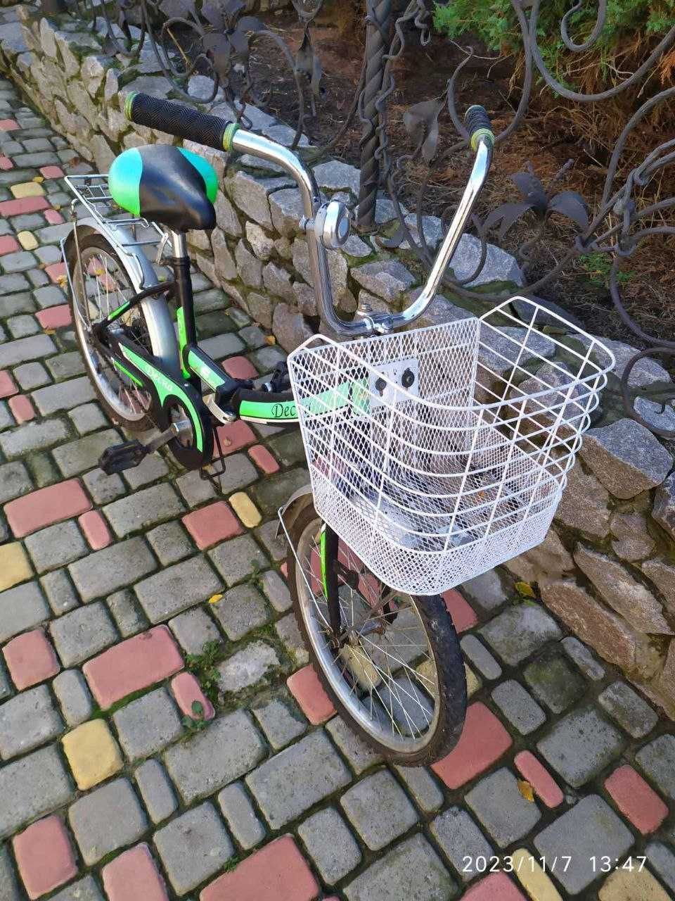 Велосипед 20" TitanBike Десна Black-Green-White