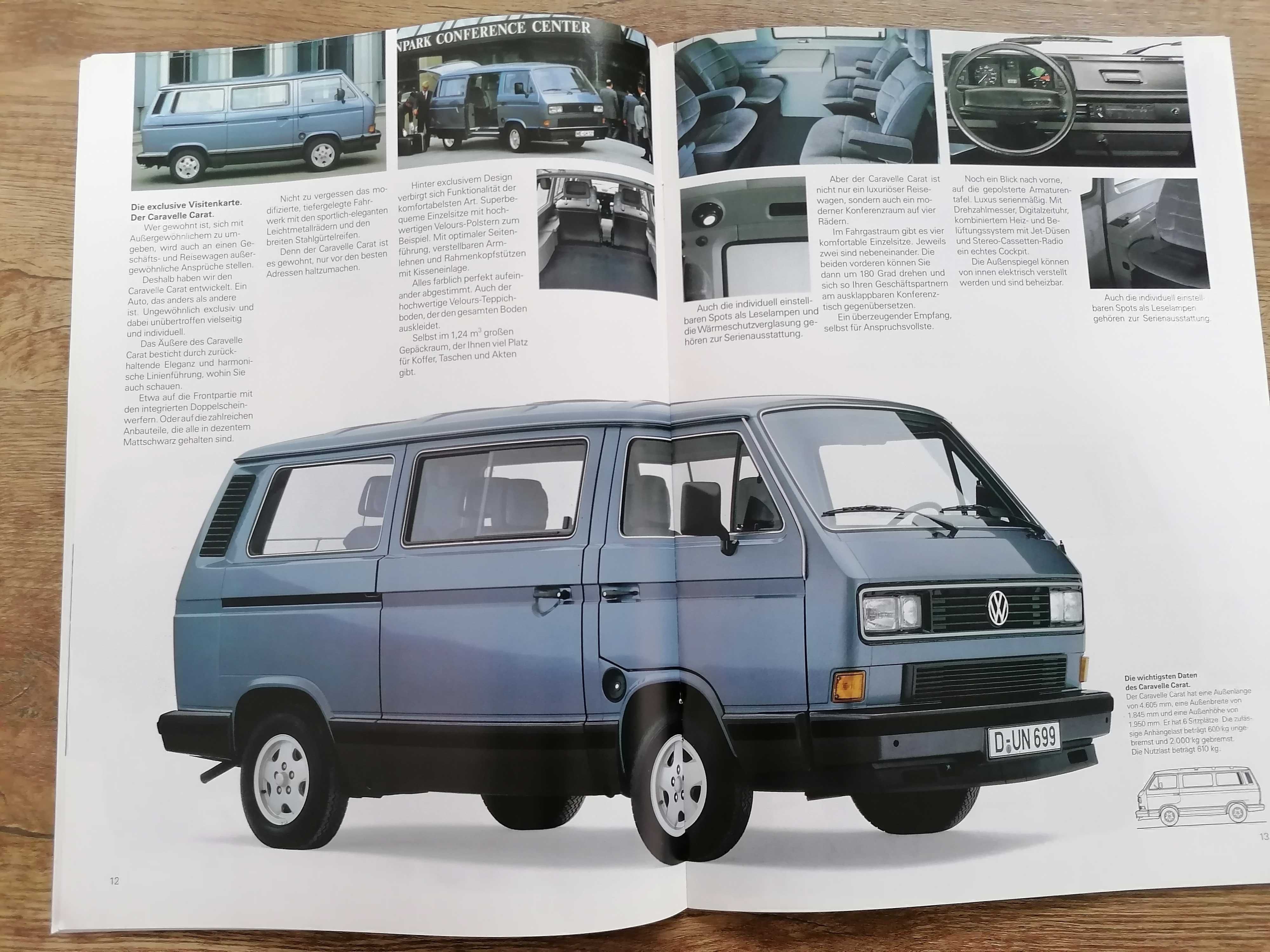Prospekt VW T3 Caravelle