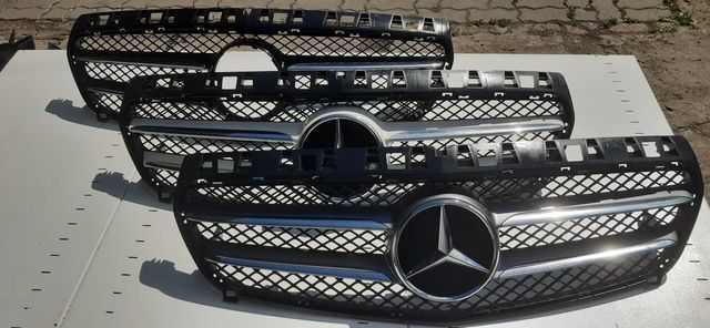 Grill Atrapa Mercedes A klasa W176 Nowe czarna biała szara chrom