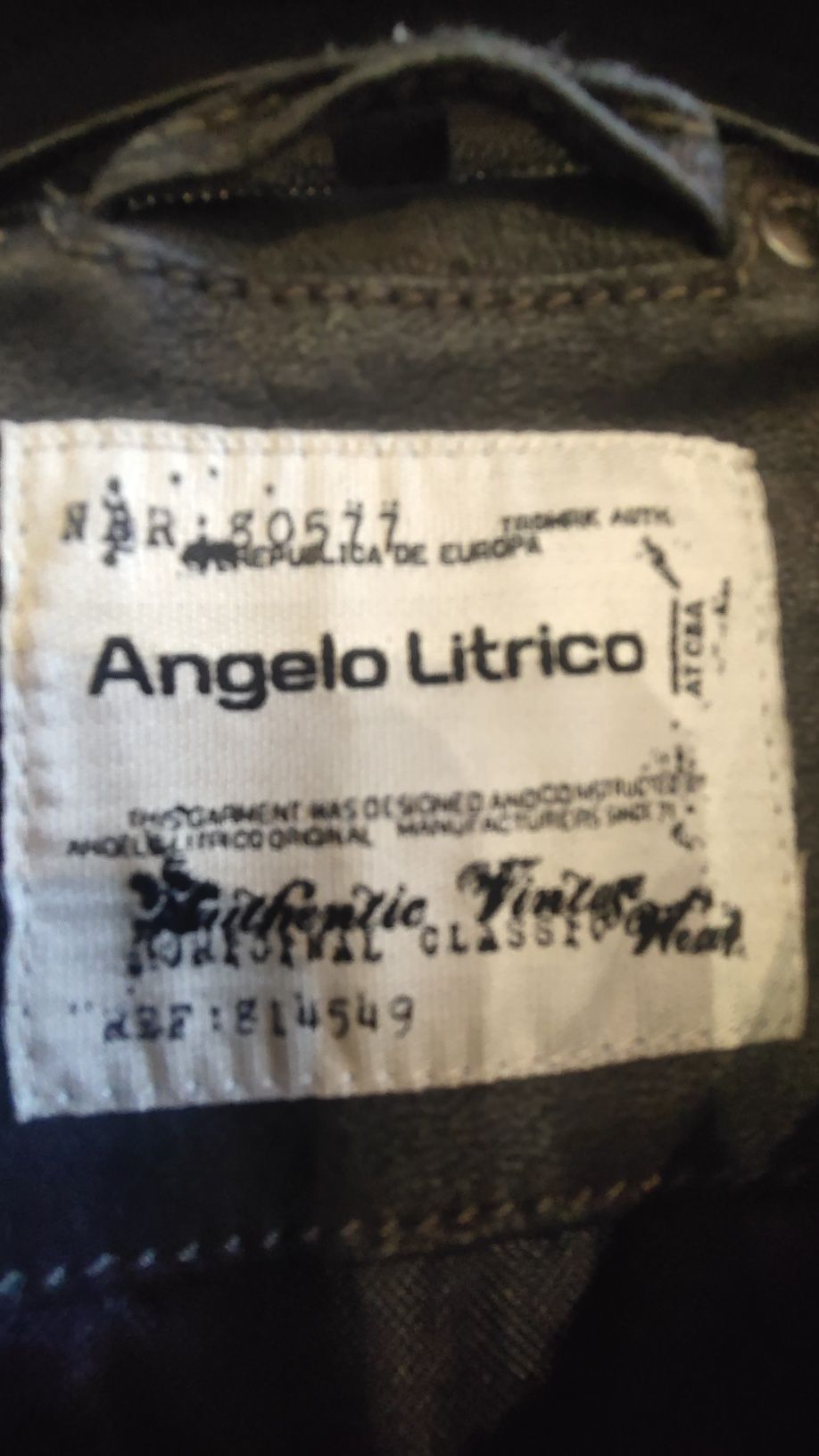 Мужская куртка angelo litrico кожа