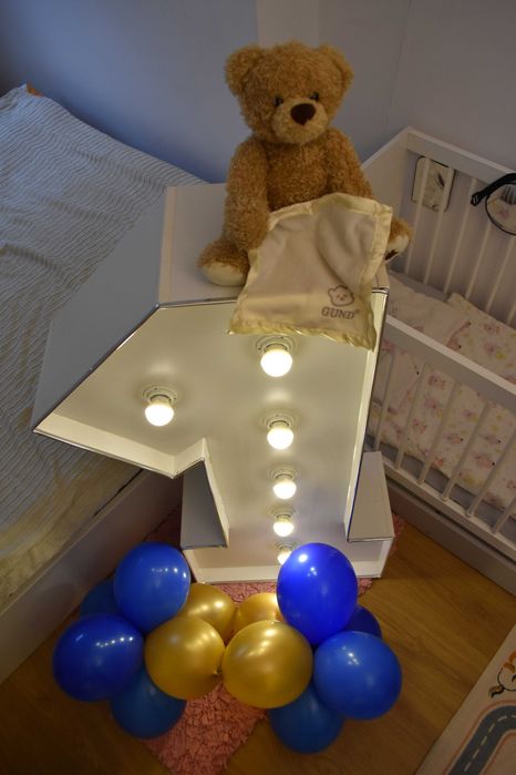 Cyfry LED 120 cm Na Urodziny i Imprezy, Poznań Strzeszyn, Wynajem