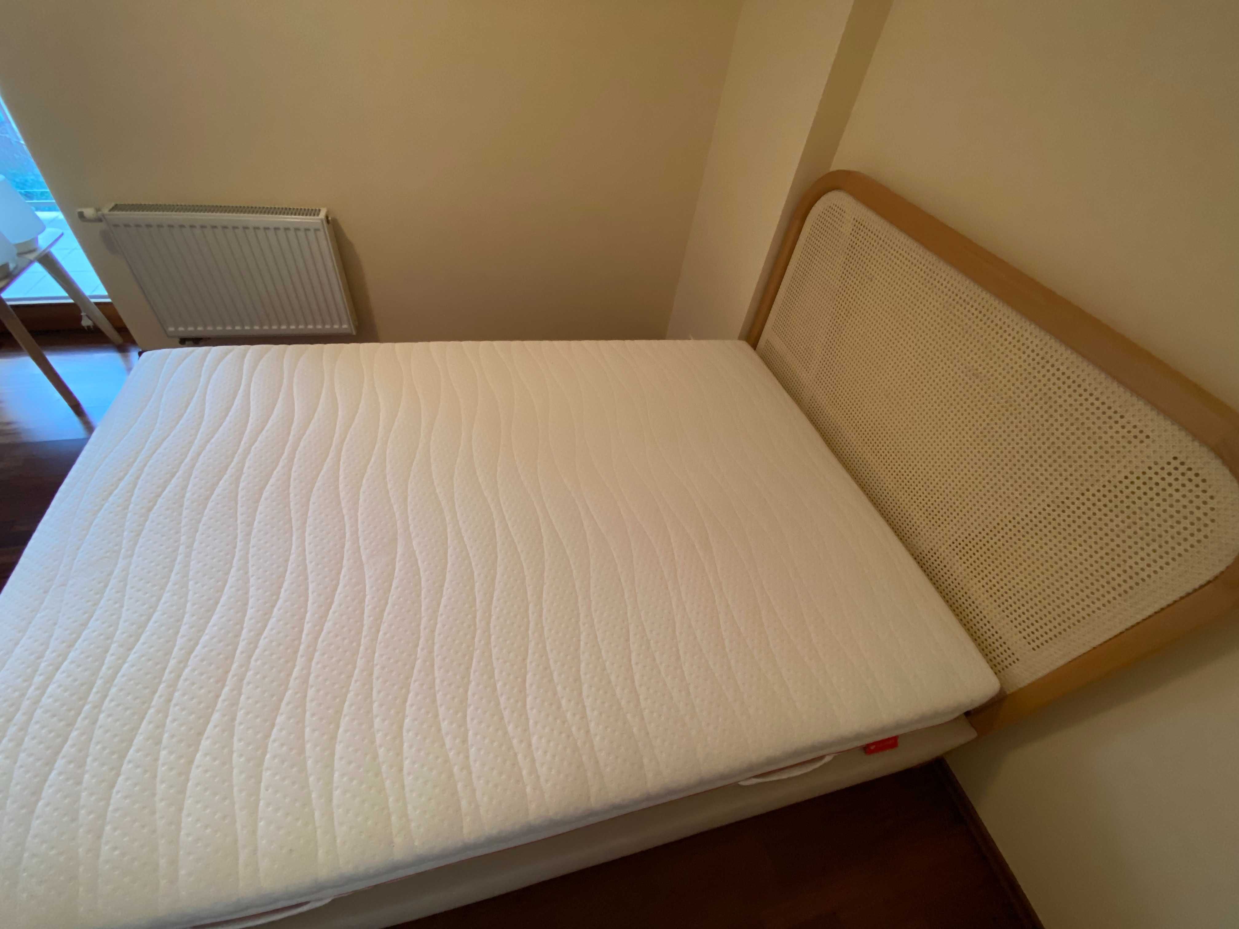 Materac piankowy Janpol ENYO 140x200 – twardy, ortopedyczny, jak nowy!